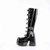 DemoniaCult - CAMEL223 Platform Boots - Black Product image